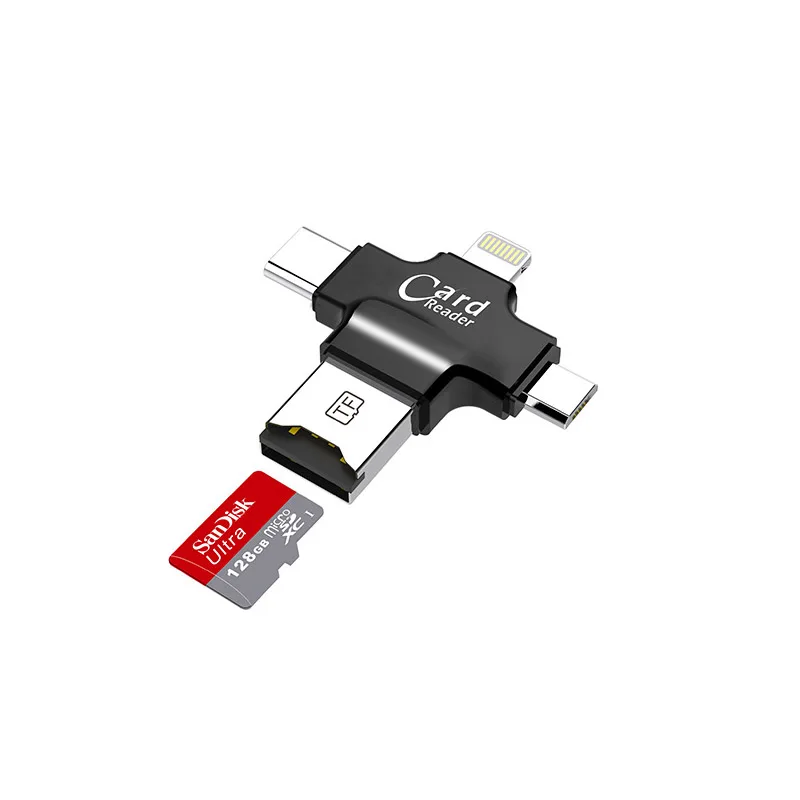  4 in 1 sandisk 32GB 64GB Pendrive OTG USB Flash Drive for iPhone 5/5s/5c/6/6 Plus/7/ipad OTG Card r