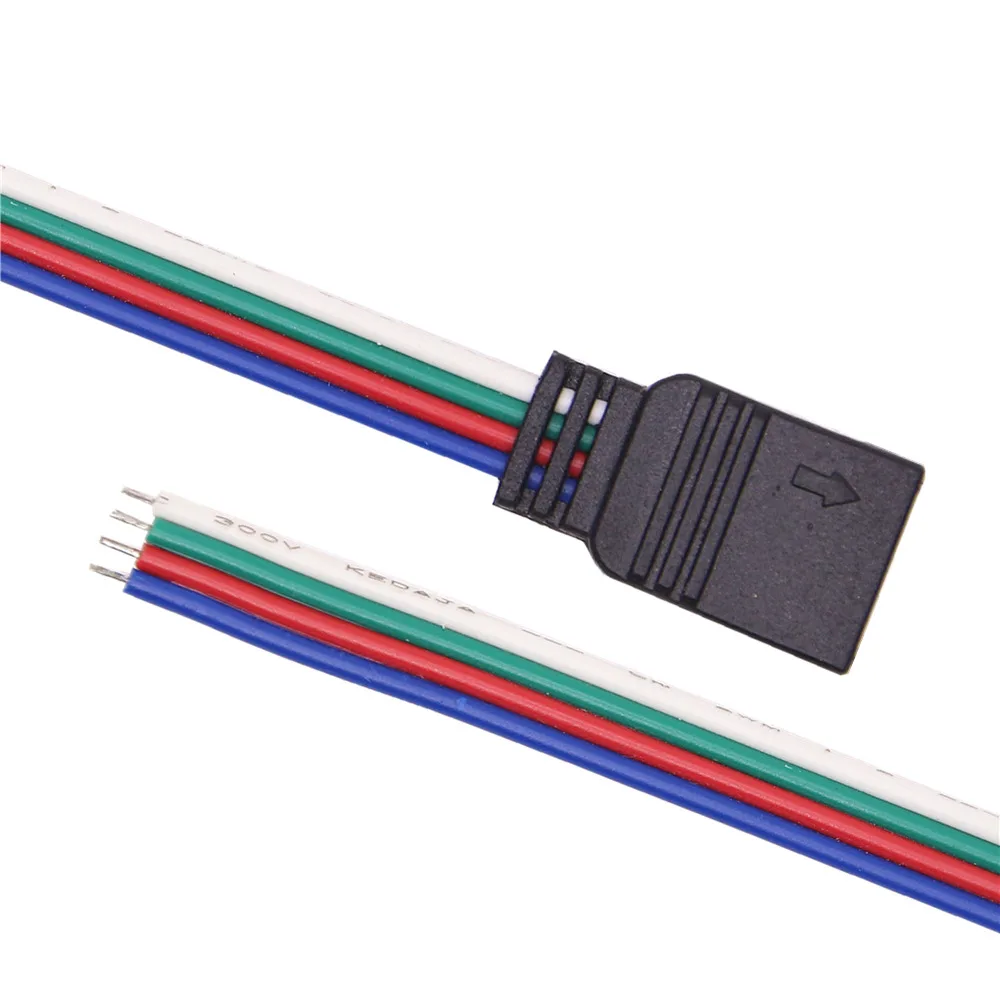 4pin RGB Светодиодная лента Разъем для SMD 2835 3528 5050 5 шт./лот|Соединители| |