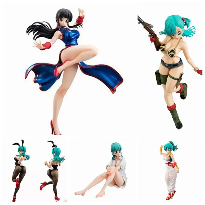 Горячая аниме Dragon Ball Z Bulma сексуальная фигурка игрушки Dragon Ball Megahouse ПВХ фигурка Коллекционная ПВХ модель игрушки подарки