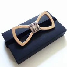 Мужской галстук классические деревянные галстуки-бабочки креативный галстук-бабочка ручной работы из дерева набор gravatas para ho Мужской деревянный лук галстуки для мужчин подарки