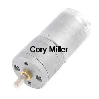 

1PC 25mm Dia 2 Pins Magnetic Gear Motor 30 RPM 60mA 12V DC Motor