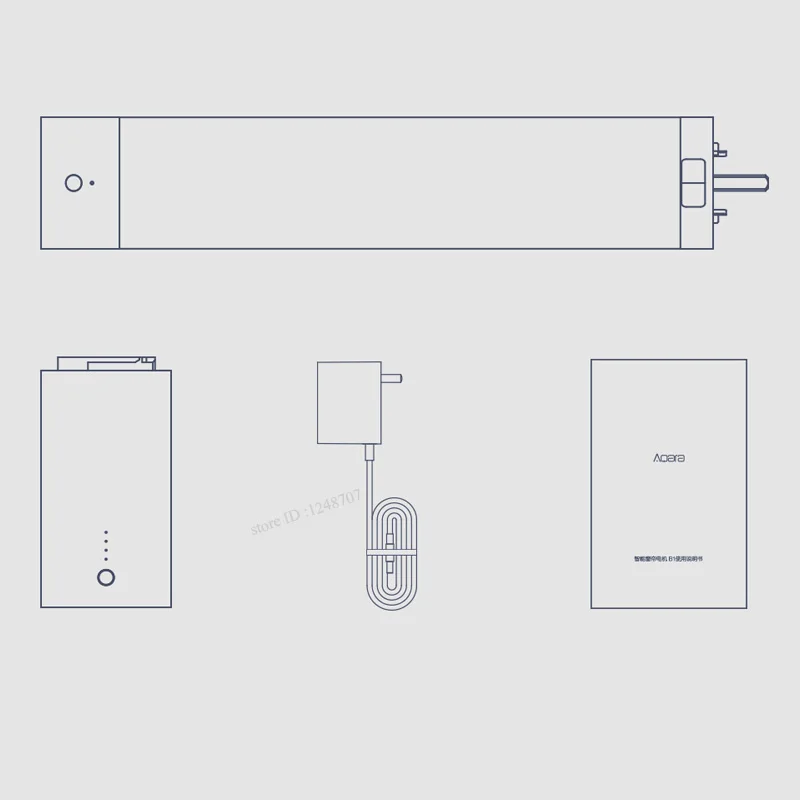 Xiao mi jia Aqara умный роликовый шторный мотор автоматический Zigbee пульт дистанционного управления для mi Home Gateway mi jia APP