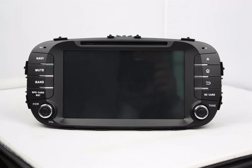 Cheap 1024*600 Android 8.1 Quad Core Car radio dvd GPS Multimedia Player for Kia Soul 2014 2015 2016 With Bluetooth WIFI Mirror-link 2
