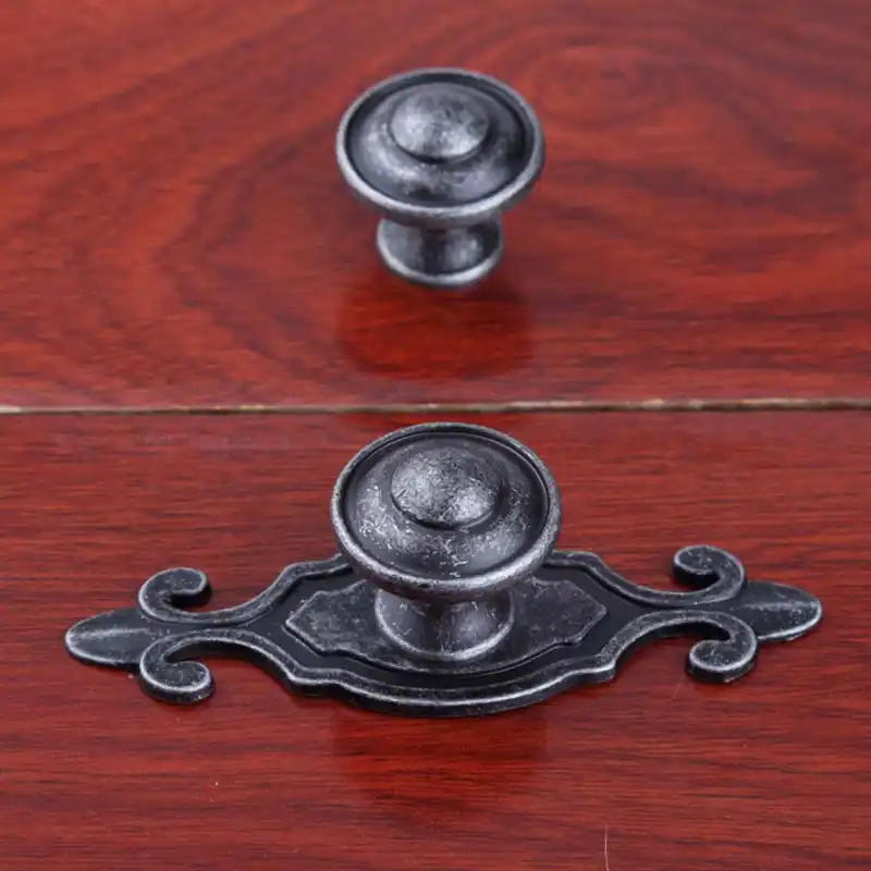 American Retro Distress Style Knobs With Backplane Furniture