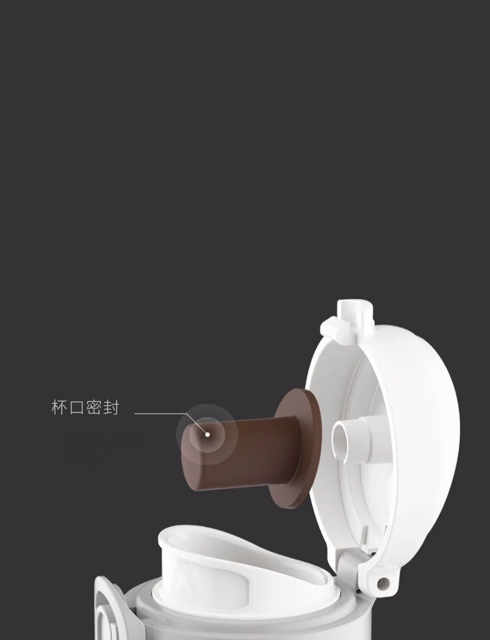 Xiaomi VIOMI Портативный вакуумный термос чашка 300 мл Легкий сплав Материал 24 часа Mjia термос одной рукой на/закрыть