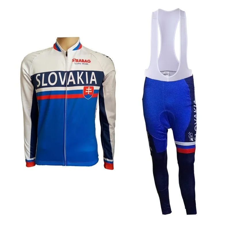 

2017 spring world champion pro team slovakia long sleeve cycling jersey mens racing bike cloth MTB Ropa Ciclismo maillot