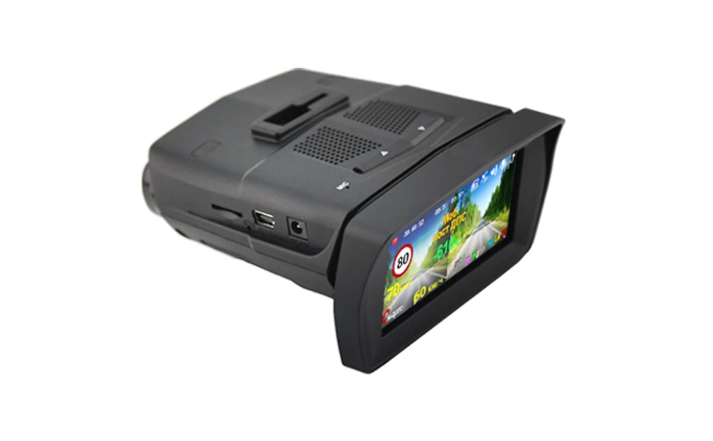 Автомобильный видеорегистратор ADDKEY, камера 3 в 1, радар-детектор с gps, ночное видение, угол 140 градусов, русская автомобильная камера, видеорегистратор