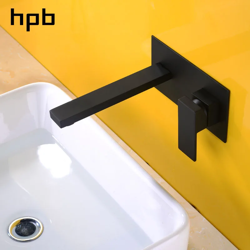 HPB смеситель для раковины Смеситель для ванной воды смеситель настенный монтаж с одной ручкой смеситель для раковины для ванной комнаты Grifo Lavabo HP3302b