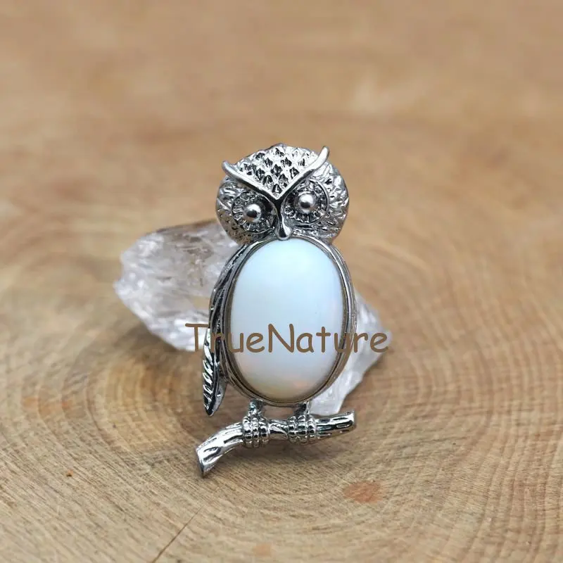 20170926-PM7613- Sliver Plated Owl Pendant-19x38mm-6g_3