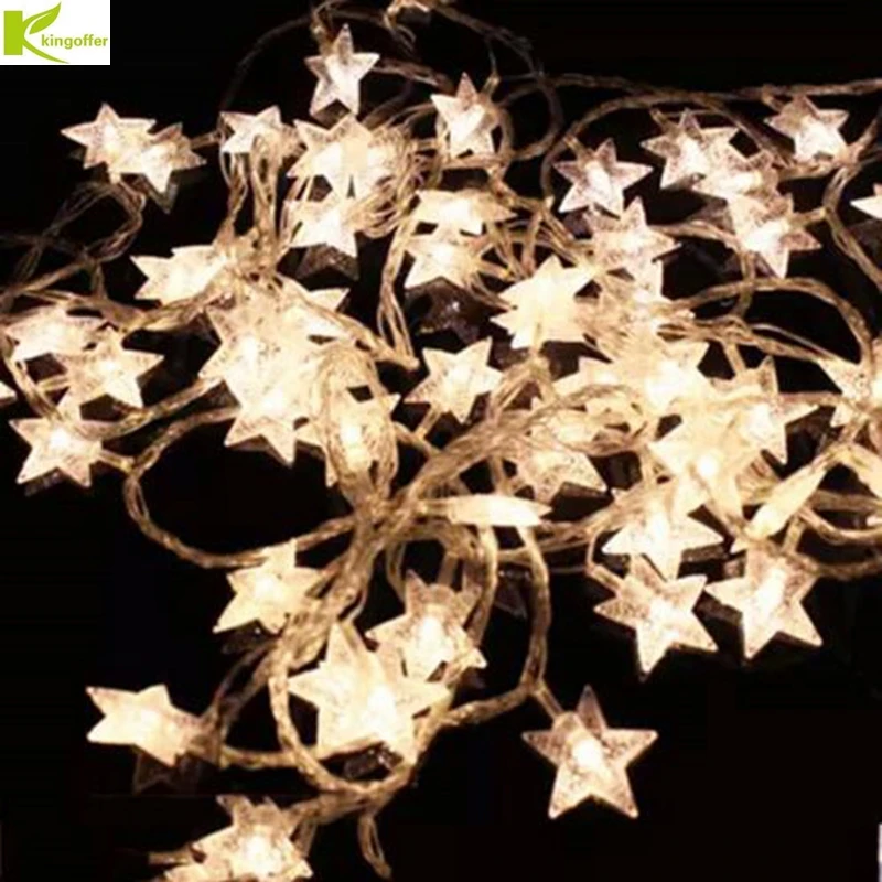 

1M/2M/3M/4M/5M/10M/20M Battery Operated Christmas LED Fairy Star String Light for Festival Halloween Party Wedding Decoration
