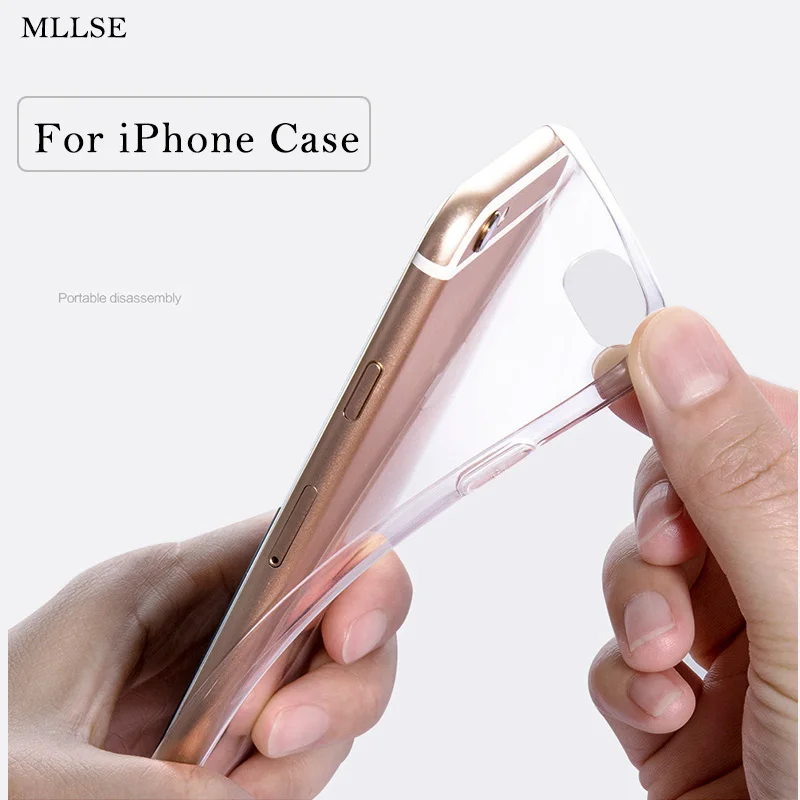 2022 Custodia Morbida In Tpu Per Iphone 5 5S 5C Se 6 6S 7 Plus Custodia Ultra Sottile In Silicone Coque Cover Posteriore Trasparente Spedizione Gratui