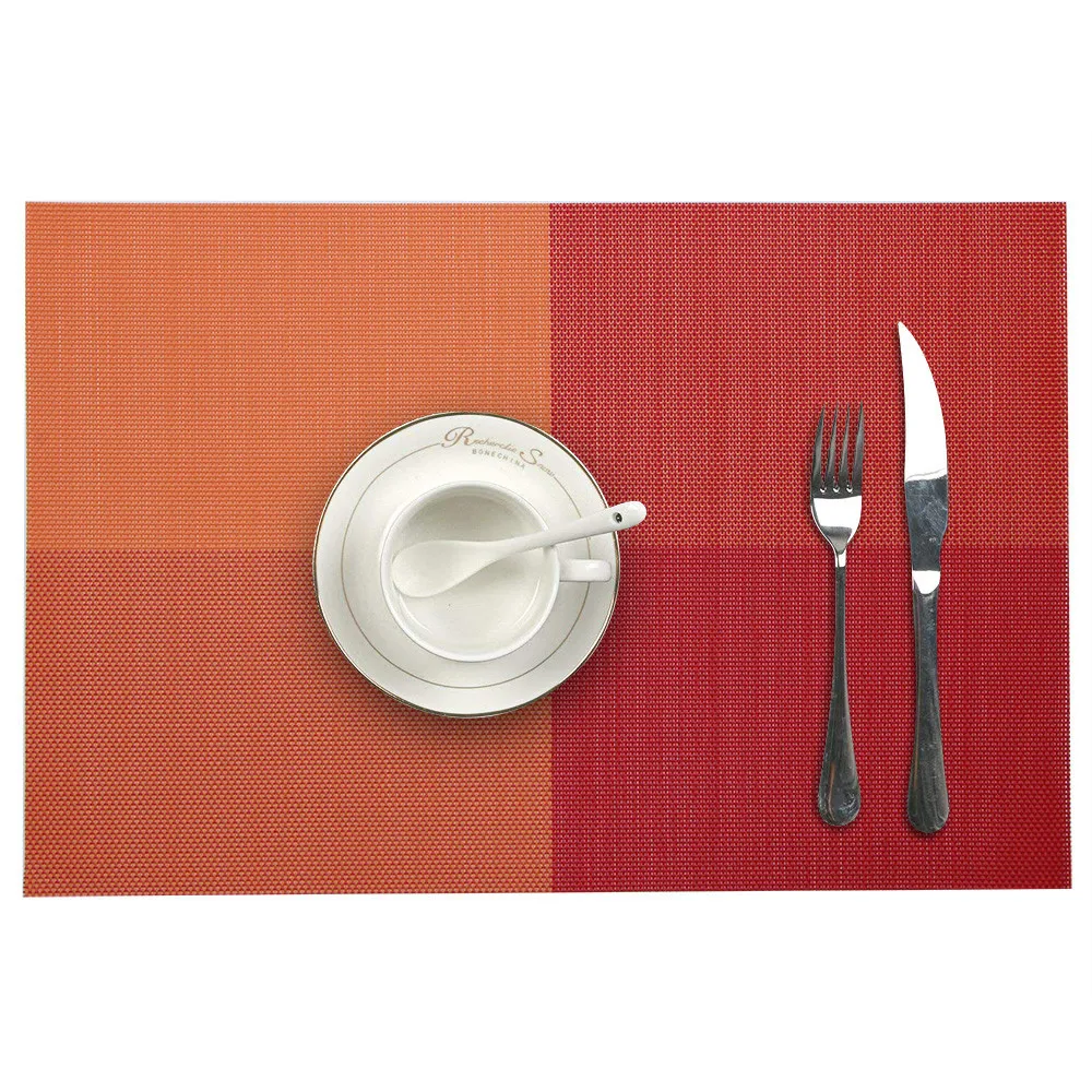 

Dinner Placemat Pvc Dining Table Mat Placemat With Compatible Crossweave Insulation Placemat Washable Kitchen Table Mats Set