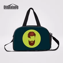 Dispalang укладка бороды дорожные сумки на колесах мужская одежда Duffle ручные багажные сумки Weekender Duffle Bag Мультяшные дорожные сумки
