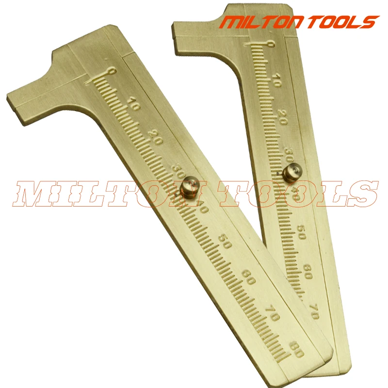 copper caliper Brass Caliper 80MM Slide Caliper Rule Vernier Calipers