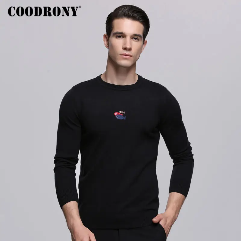 Aliexpress.com : Buy COODRONY Casual O Neck Sweater Men