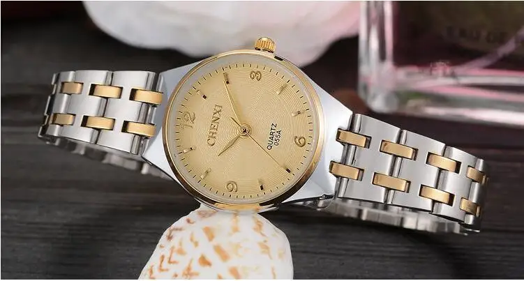 2019 любовник часы Элитный бренд водостойкие кварцевые пары часы женские наручные часы бизнес для мужчин часы из нержавеющей стали тренд