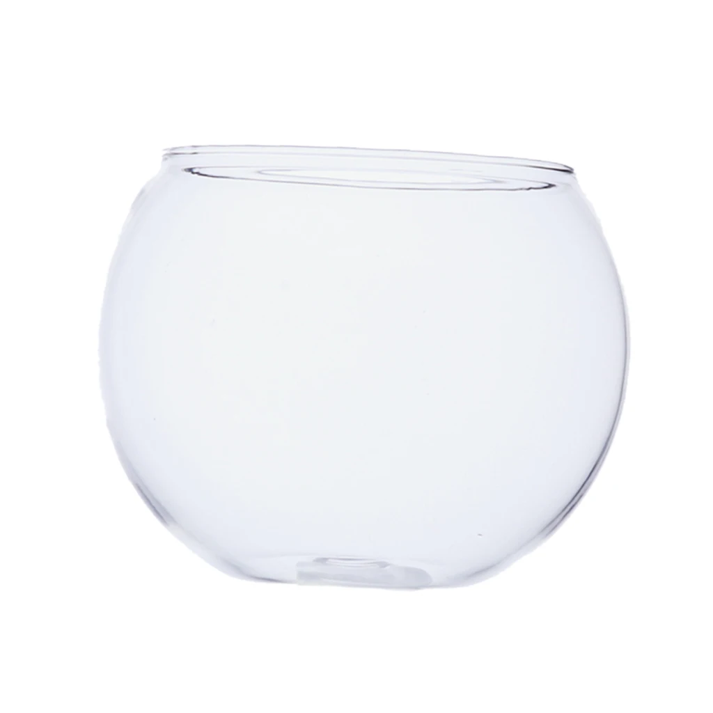 Прозрачная стеклянная круглая чаша, ваза для аквариума, цветочное растение, гидропонный горшок, баночка для офиса, дома, столешница, центральные части