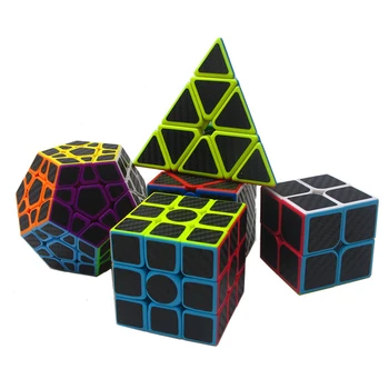 

5pcs/set Z Cube Set Magic Cube Sticker Speed 3x3x3 4x4x4 Magico Cube Magico Educational Brain Puzzle Toys For Children Adult