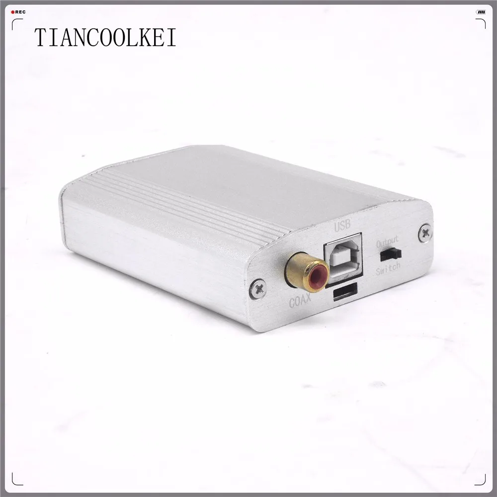 Портативный PCM2706 PC аудио декодер USB звуковая карта выход коаксиальный и 3 5 мм
