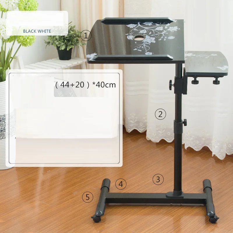 Version C Поднос для кровати Escritorio Mueble Biurko Pliante офисная мебель подставка для ноутбука Регулируемая прикроватная тумбочка стол для учебы компьютерный стол - Цвет: Version C