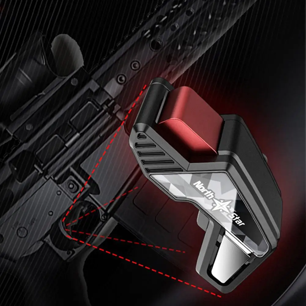  Kuulee Mobile Game Fire Button Aim Key Smart Phone Mobile Game Trigger L1R1 Shooter Controller for 