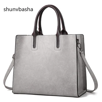 

2017 European and American designer women's casual tote bags High-capacity leather handbags luxury handbag Shoulder Bags