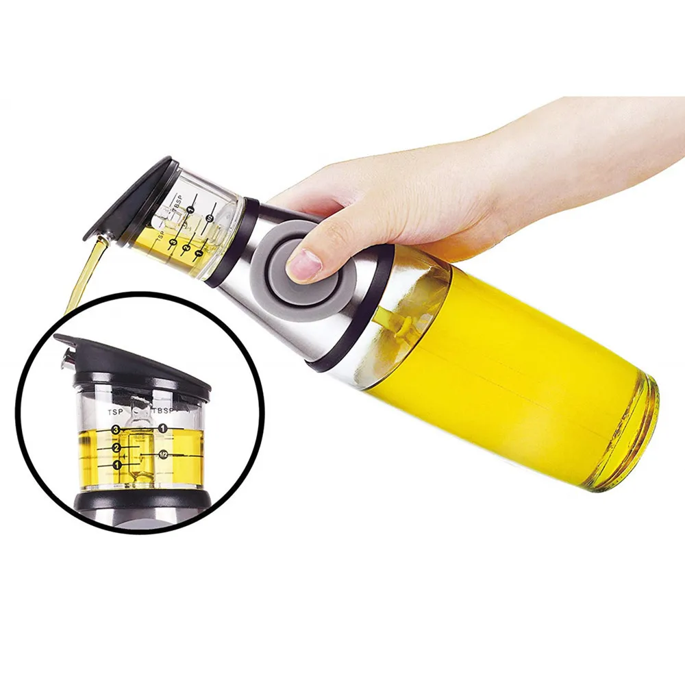 2019 Prato Pratos Olive Oil Dispenser Squeeze Bottle 17 Oz Glass Pourer