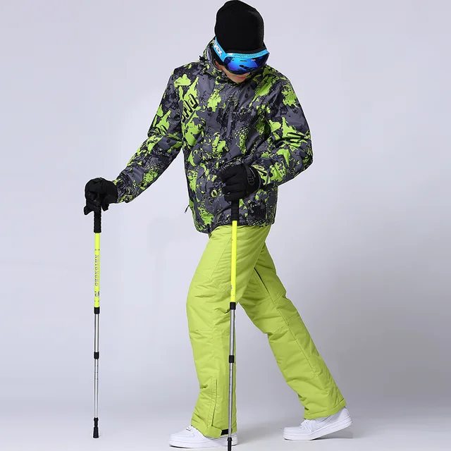 Best price at $104 Cheap Free shipping 2016 new high quality Leisure Men's wear outdoor ski suit waterproof sports jackets mountaineering snowboard pants