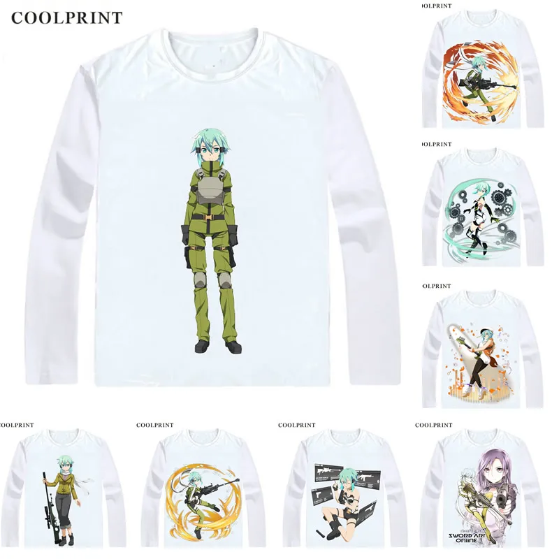 Sword Art Online Sodo Ato Onrain SAO T Shirts Long Sleeve