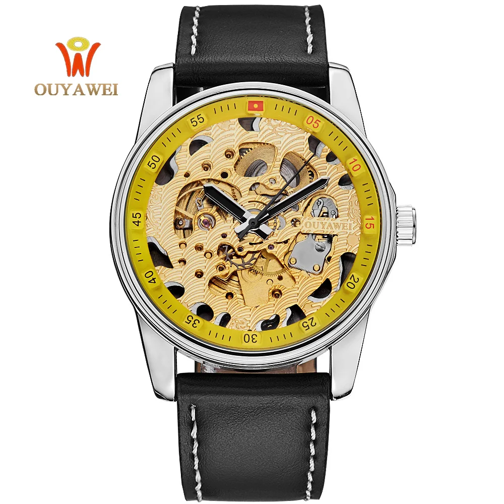 

HOT SELL Sport Wrist watches gold watches men self-wind automatic winding mechanical Wristwatches Full Steel waterproof female