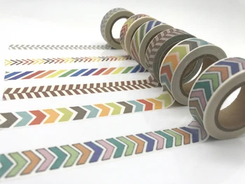 

jiataihe Washi tape chevron Paper Masking Tapes DIY Scrapbooking tape adhesive tape