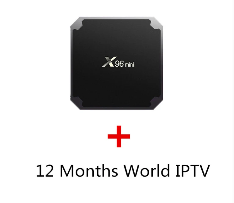 X96mini мировое IPTV подписка Android 7,1 tv box Nordic голландский Франции, Испании Великобритании шведский ip США ТВ+ взрослых xxx Smart set top tv box - Цвет: IPTV BOX