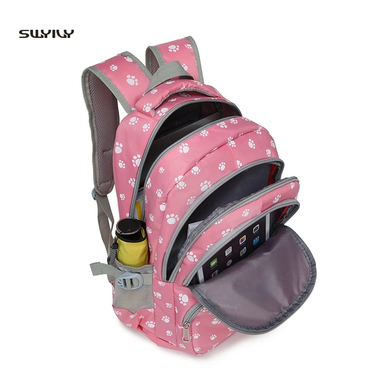 

SWYIVY Kids Student School Backpack Large Capacity Women Backpack Mochila Feminina 2019 Travel Bag Backpack Women Computer Bags