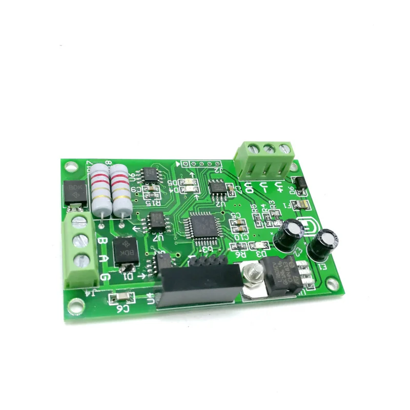 

0-30V 485 DC voltage signal acquisition module MODBUS RTU protocol photoelectric isolation communication