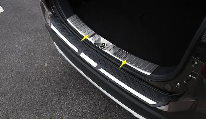 

For Mitsubishi Outlander 2016 2017 2018 Stainless Steel Inner Rear Bumper Protector Sill Trunk Tread Plate Trim Fit Car-styling