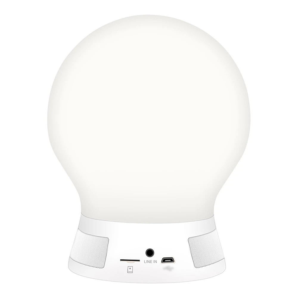 Bl10t Smart LED Bluetooth Light Touch Сенсор Регулируемый цифровой Дисплей MP3 плеера ночник 6 10 м