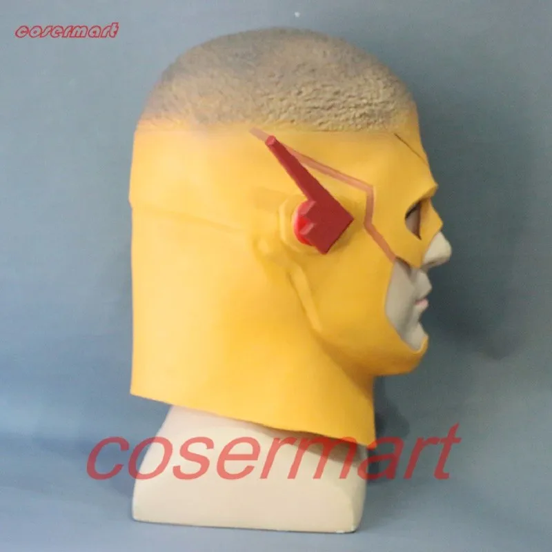 The Flash 3 Mask Cosplay Kid Flash Mask Full Head Adult Latex Halloween Party Mask Prop (3)