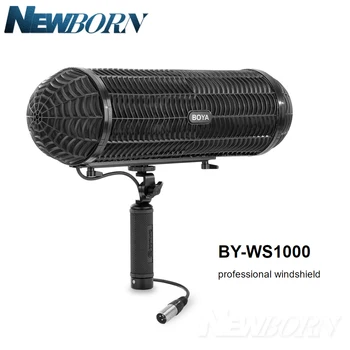 

Boya BY-WS1000 Microphones Blimp Windshield Suspension System for Shotgun Mic for Canon Nikon Sony DSLR Camcorder Recorder