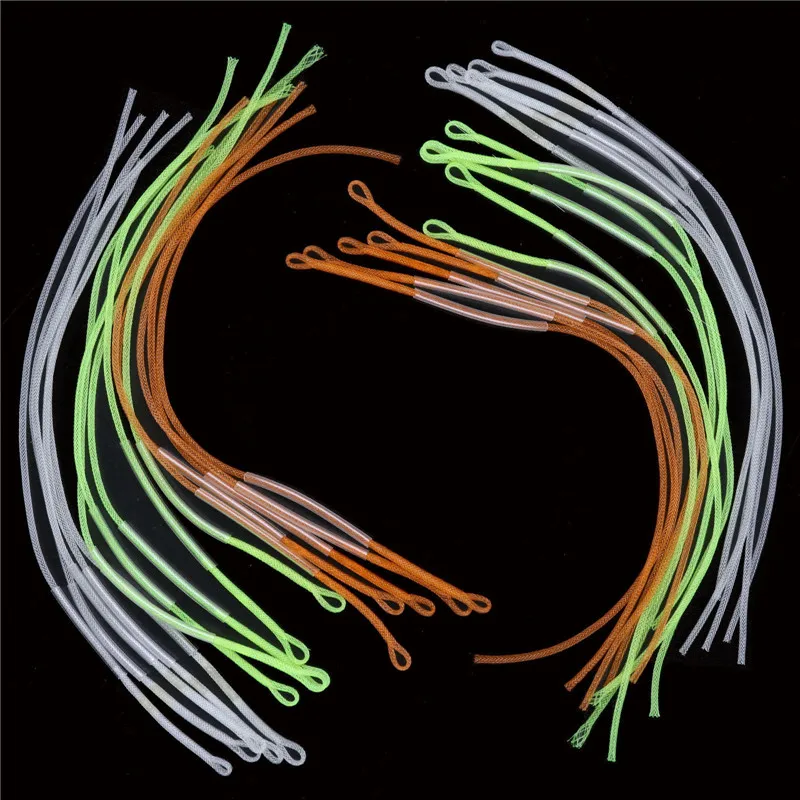 

10pcs Fly Fishing Braided Loop Connector 30LB/50LB Leader Loops For Fly Line 10pcs/Set High Strength Braided Fly Fishing Line