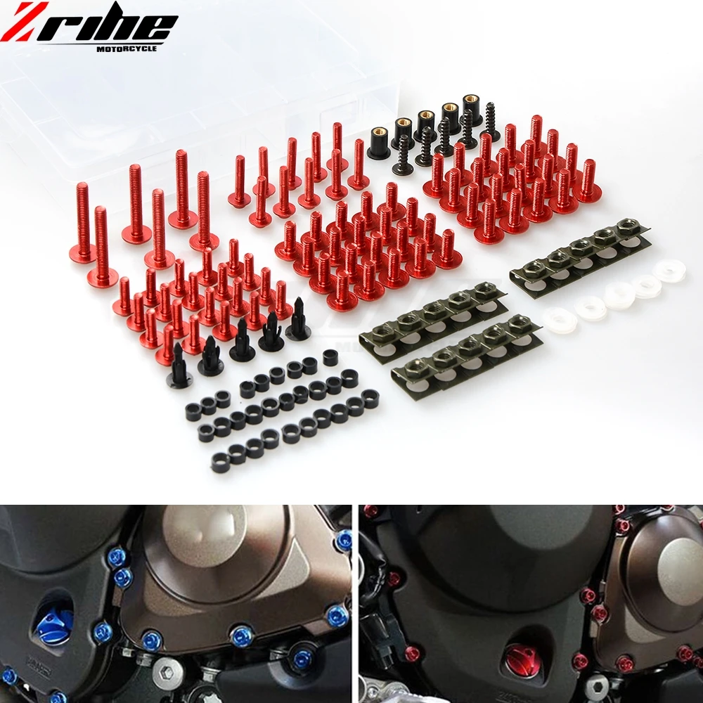 Universal Aluminum Motorcycle Fairing Bolt Screw Fastener Fixation Vehicle screw For aprilia ducati honda hyosung su | Автомобили и
