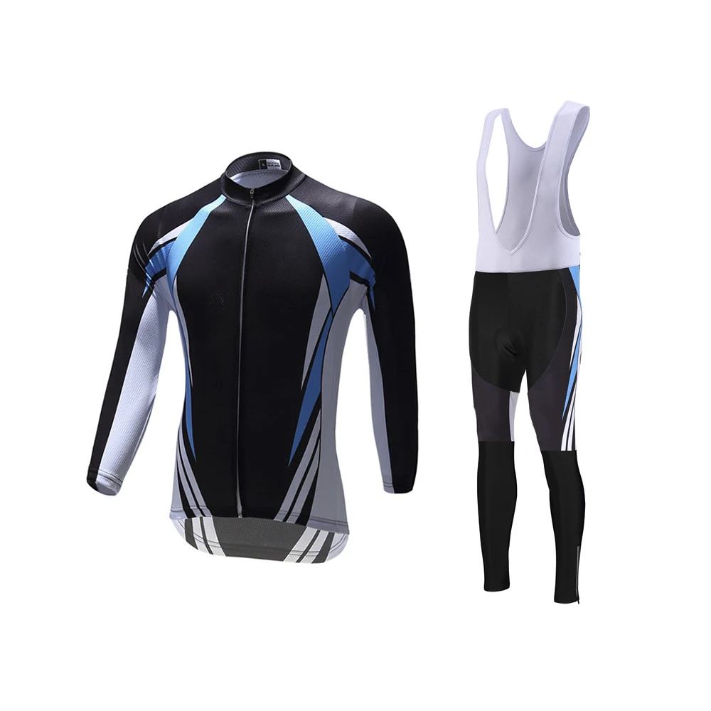 

Pro Cycling Jersey Men Long Sleeve MTB Clothing Set Maillot Ropa Ciclismo Bike Wear Sportwear Quick Dry with Gel Pad
