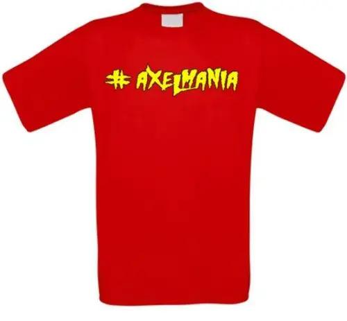 طباعة القمصان قصيرة الطباعة Axelmania المصارعة Fanmade camiseta دي تودوس لوس nuevos الصيف نمط ملابس كاجوال طباعة القمصان قصيرة الطباعة Axelmania المصارعة Fanmade camiseta دي تودوس لوس nuevos الصيف نمط ملابس كاجوال