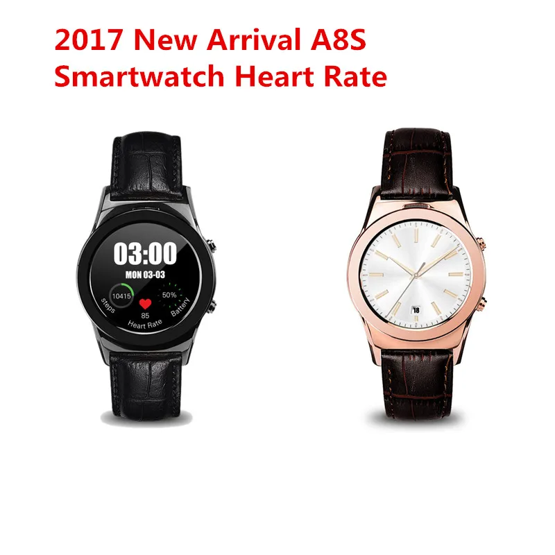 Новинка 2017 года A8S круглый SmartWatch Поддержка sim-карты Bluetooth WAP GPRS SMS MP4 USB для телефона