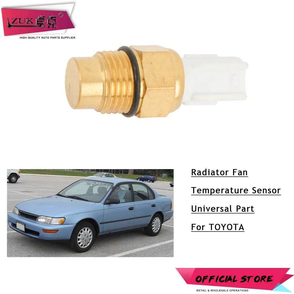 ZUK High Quality Radiator Fan Temperature Switch Sensor For TOYOTA