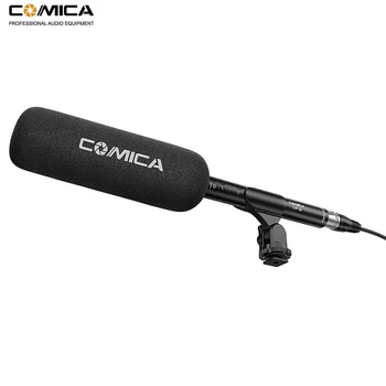 

Comica CVM-VP3 Shotgun Microphone Super-Cardioid Condenser XLR Camera Microphone for Nikon Panasonic Canon Cameras/Camcorders