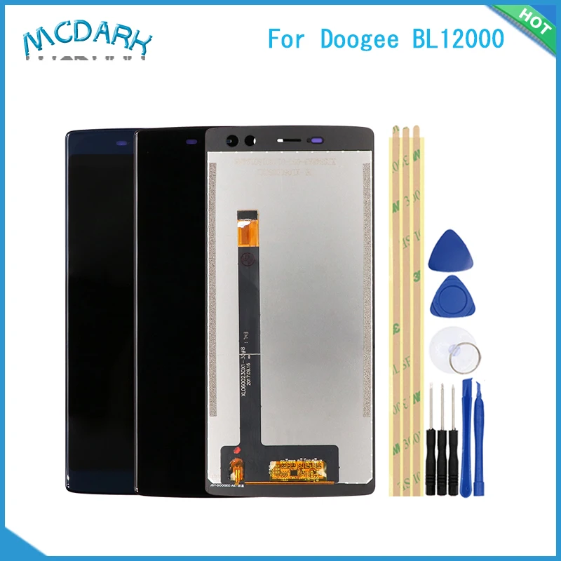 

Mcdark For Doogee BL12000 LCD Display+Touch screen Digitizer Assembly Replacement Part for Doogee BL12000 LCD Screen Display