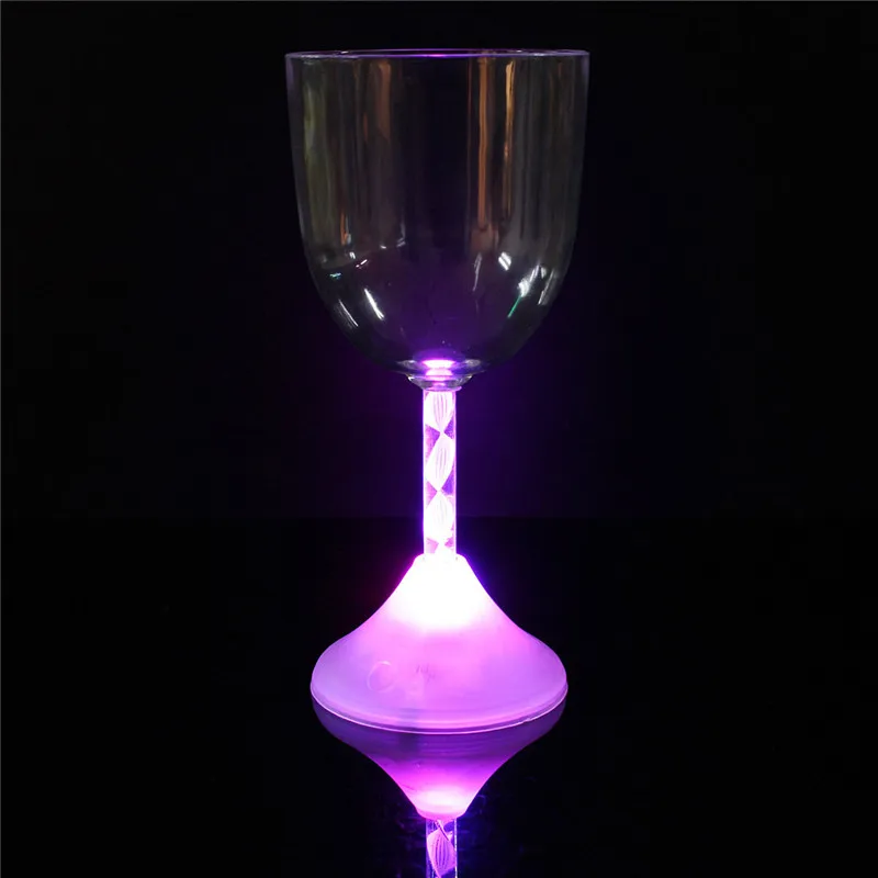 LED Drink Flashing Light Glow Champagne Martini Margarita Wine Glass