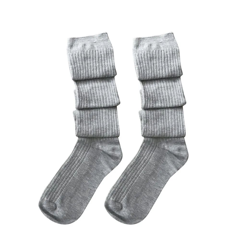HSU/женские длинные носки; женские облегающие гольфы для девочек; длинные хлопковые чулки; теплые удобные зимние носки; Calcetines