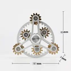 Tri-Spinner Hot Wheels зубчатое соединение высокого качества металлический Спиннер ручной Спиннер для пальцев антистресс игрушки для взрослых