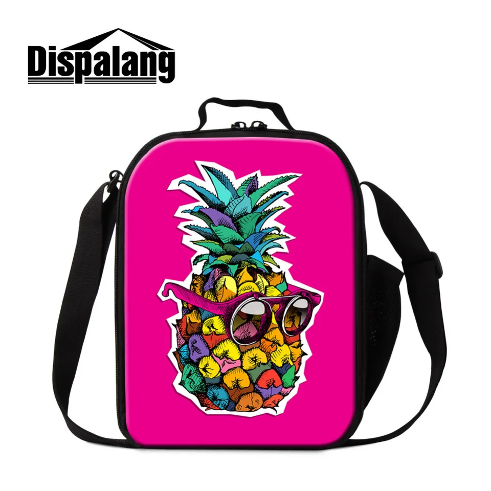 pineapple insulated lunch bag